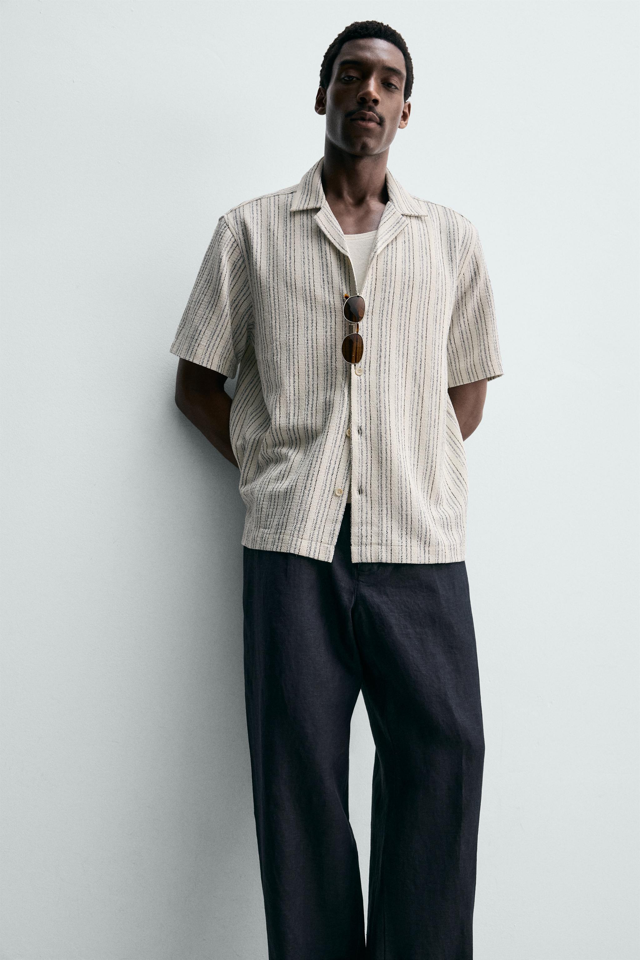 TEXTURED WEAVE SHIRT